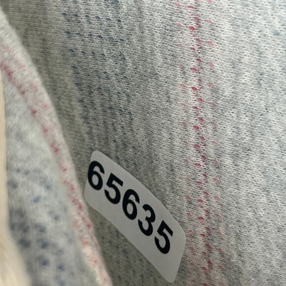 FAHERTY Hoodie Mens XL Biarritz Pacific Break Stripe Textured Boho Cotton Gray - Picture 16 of 16